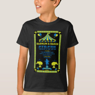 Original Vintages Inspired Circus Art T-Shirt