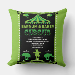 Original Vintages Inspired Circus   Cushion