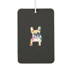 Original Watercolor Hand French Bulldog Gift Car Air Freshener