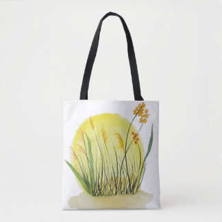 Original Wildflower & Prairie Grass Nature Tote Bag