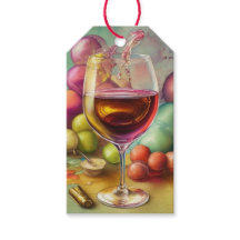 Original wine bottle label