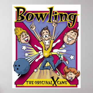 Original "X" Game Poster