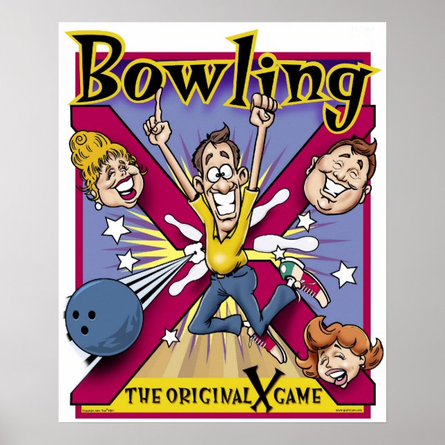 Original "X" Game Poster (Front)