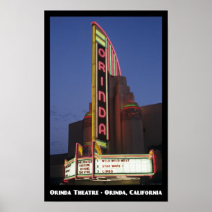 Orinda Theatre 11x17 Poster