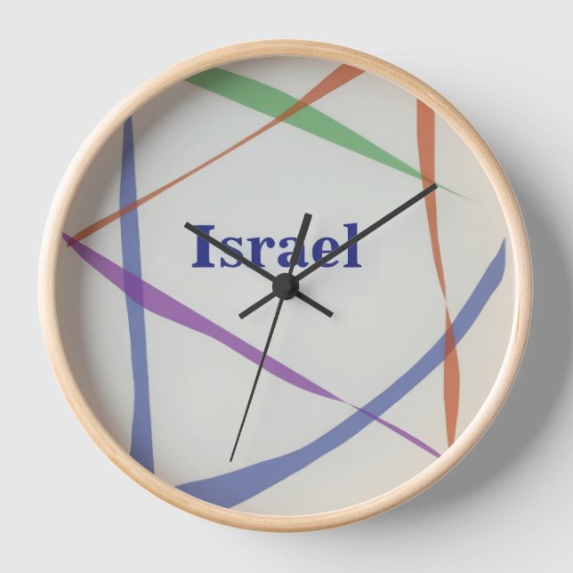 Oringal Star of David Design Wall Clock (Front)