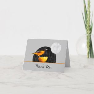 Oriole Bird Thank You Card
