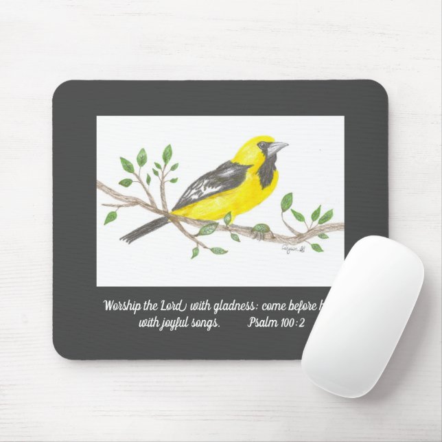 Oriole Mousepad (With Mouse)
