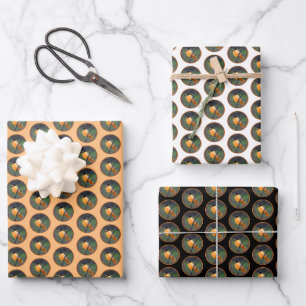 Oriole Painting - Original Bird Art Wrapping Paper Sheet
