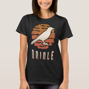 Oriole Vintage Retro Classic Animal Sunset T-Shirt