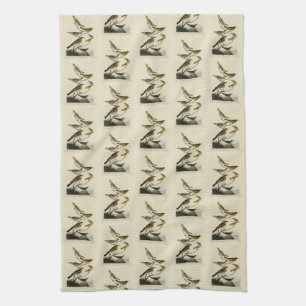 Orioles, Thrushes, from Audubon's Birds of America Tea Towel