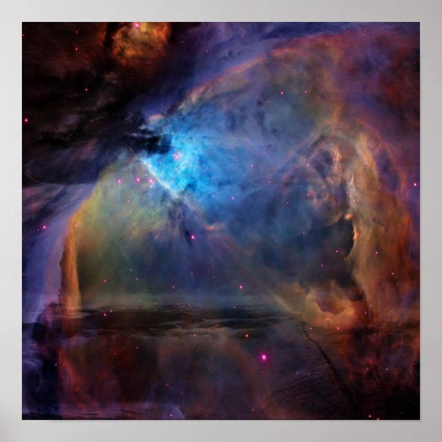 Orion Bathed in Blue Poster (Front)