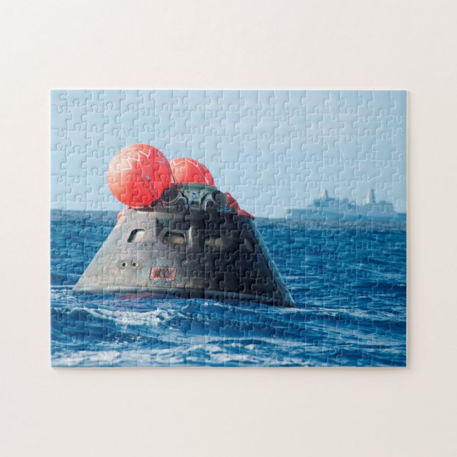Orion Capsule Spacecraft Ocean Recovery Jigsaw Puzzle (Horizontal)