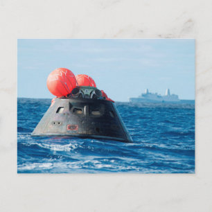 Orion Capsule Spacecraft Ocean Recovery Postcard