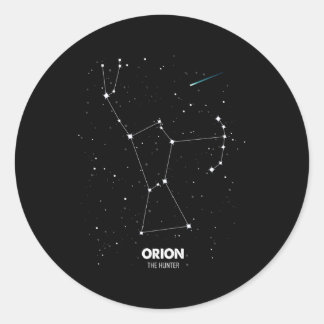 Orion Constellation Of Orion The Hunter Orion Star Classic Round Sticker