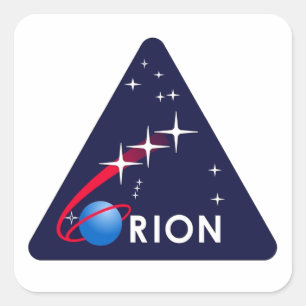 Orion Crew Module Square Sticker