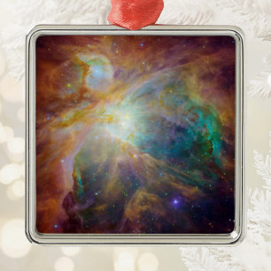 Orion in Infrared Metal Ornament