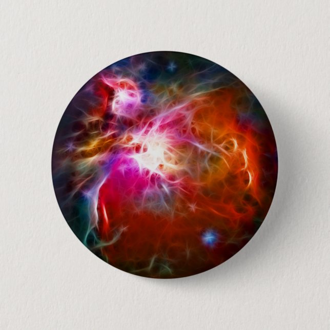 Orion Nebula 6 Cm Round Badge (Front)