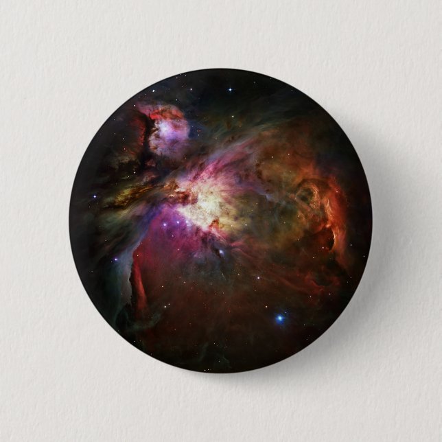 Orion Nebula 6 Cm Round Badge (Front)