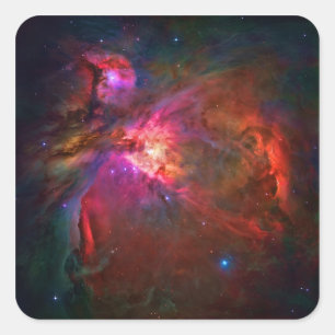 Orion Nebula and Trapezium Stars Square Sticker