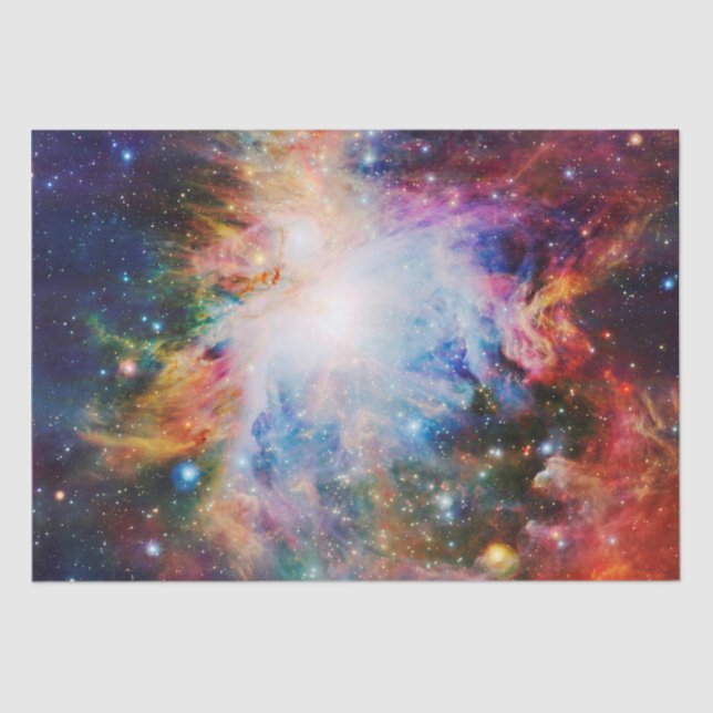 Orion Nebula Big Rainbow Tissue Paper (Front)