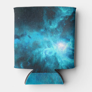 Orion nebula, blue light, astronomy. can cooler