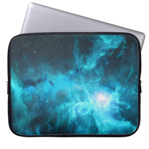 Orion nebula, blue light, astronomy. laptop sleeve