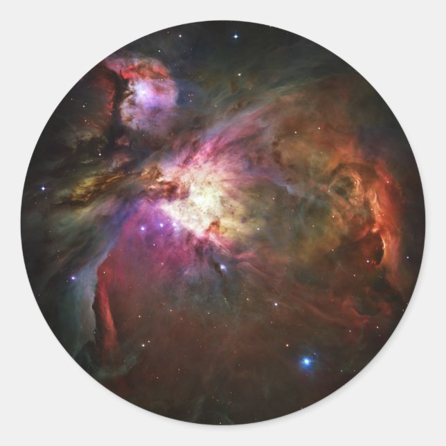 Orion Nebula Classic Round Sticker (Front)