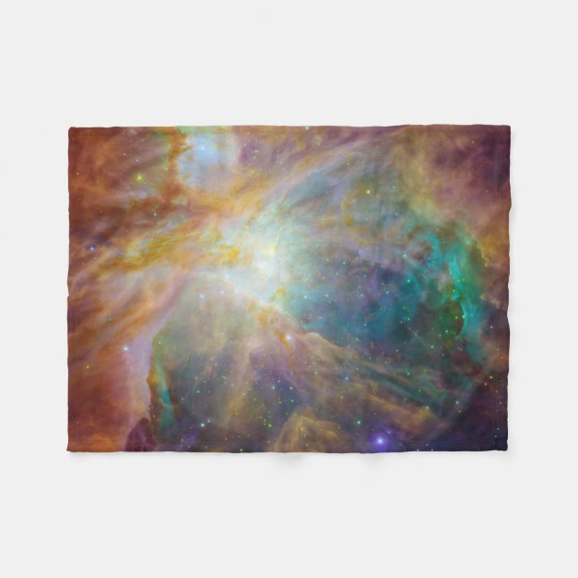Orion Nebula Composite Fleece Blanket (Front (Horizontal))