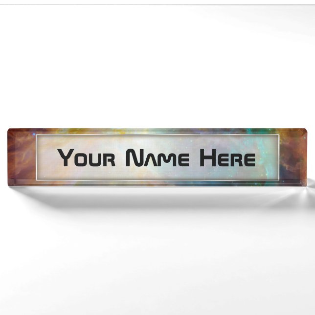 Orion Nebula Composite Nameplate (Front)