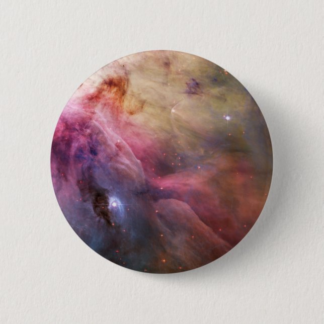 Orion Nebula Hubble Space 6 Cm Round Badge (Front)