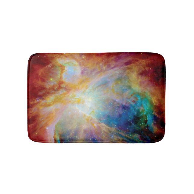 Orion Nebula Hubble Spitzer Telescope Space Photo Bath Mat (Front)
