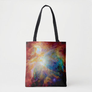 Orion Nebula Hubble Spitzer Telescope Space Photo Tote Bag