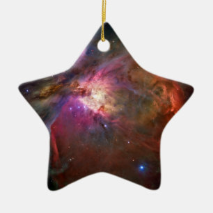 Orion Nebula (Hubble Telescope) Ceramic Tree Decoration