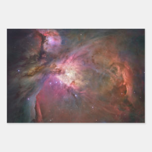 Orion Nebula Hubble telescope space universe cosmo Wrapping Paper Sheet