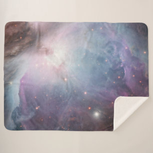 Orion Nebula Messier 78 Pastel Space Photo Sherpa Blanket