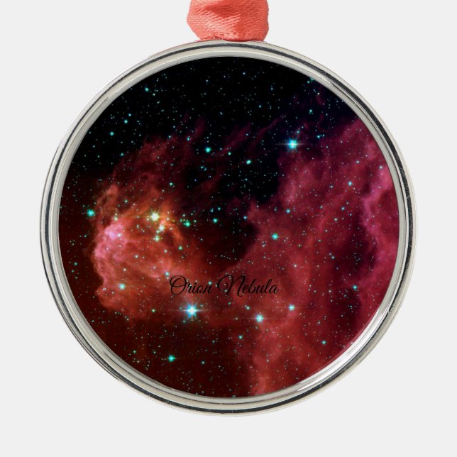 Orion Nebula Metal Ornament (Front)