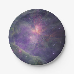 Orion Nebula Paper Plate