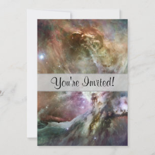 Orion Nebula Pastels Invitation
