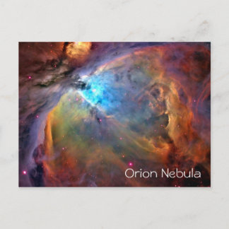 Orion Nebula Postcard Blank Inside