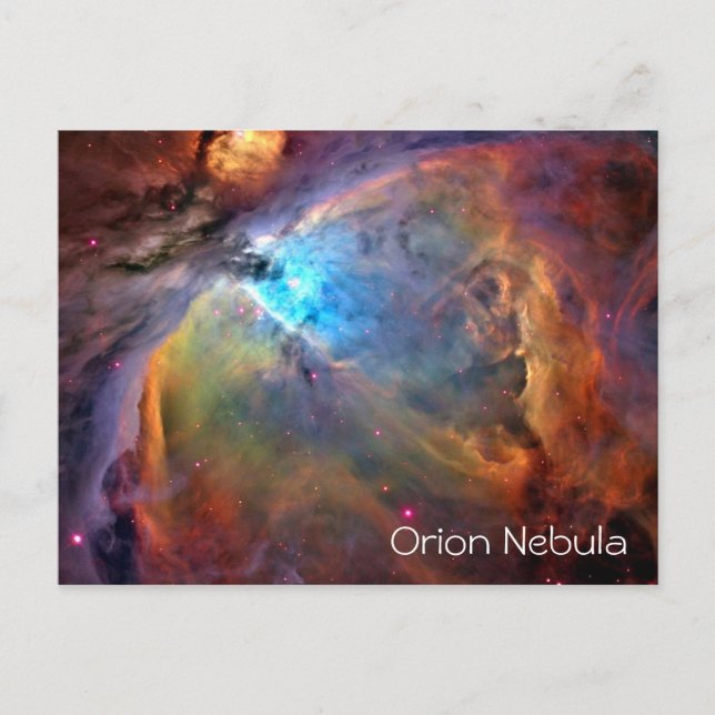 Orion Nebula Postcard Blank Inside (Front)