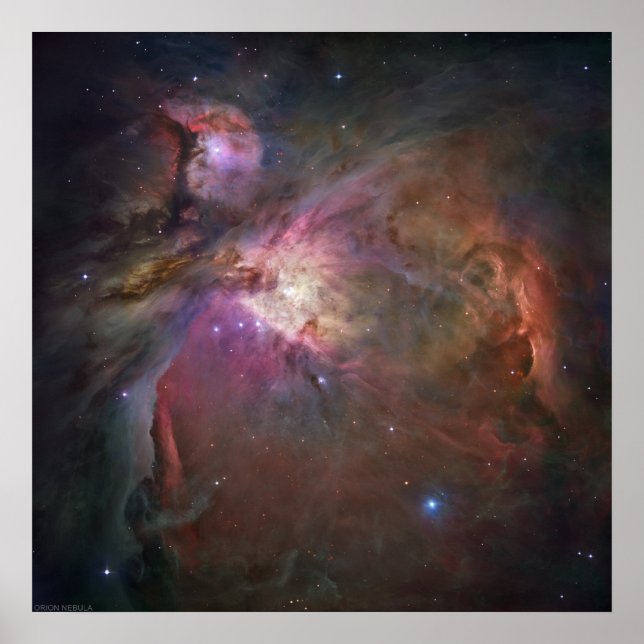 Orion Nebula Poster (Front)