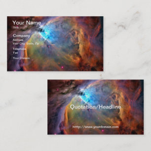 Orion Nebula Space Galaxy Business Card