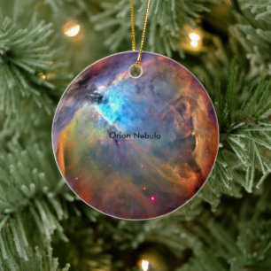 Orion Nebula Space Galaxy Ceramic Tree Decoration