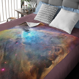 Orion Nebula Space Galaxy Fleece Blanket