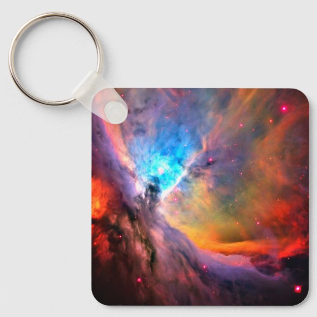 Orion Nebula Space Galaxy high contrast Key Ring (Front)
