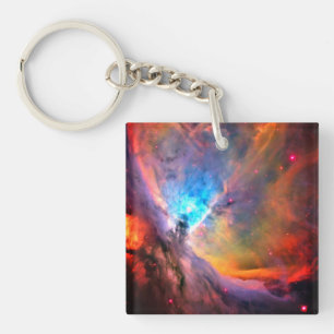 Orion Nebula Space Galaxy low contrast Key Ring