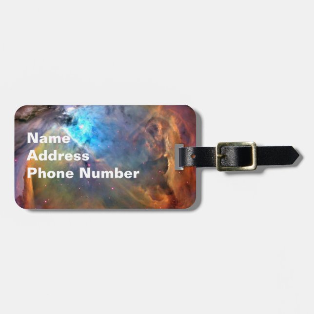Orion Nebula Space Galaxy Luggage Tag (Front Horizontal)