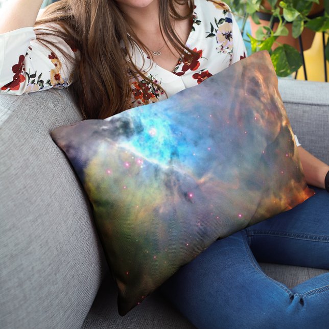 Orion Nebula Space Galaxy Lumbar Cushion (Orion Nebula Space Galaxy Lumbar Pillow)