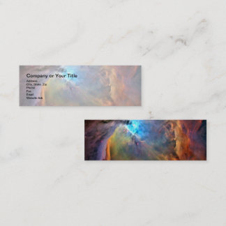 Orion Nebula Space Galaxy Mini Business Card