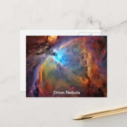 Orion Nebula Space Galaxy Postcard